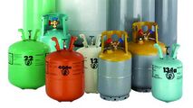 There are many different formulations of Freon and each is contained in a color coded compressed barrel.