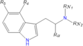 Substituted tryptamine